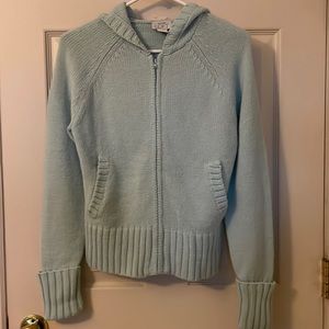 LOFT Zip Cardigan w/ hoodie